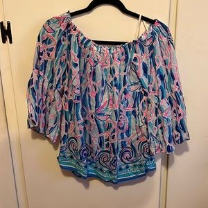 Off the shoulder lily pulitzer top